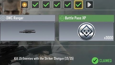 Call Of Duty Mobile Kill 15 Enemies with Any Striker Shotgun Task Complete