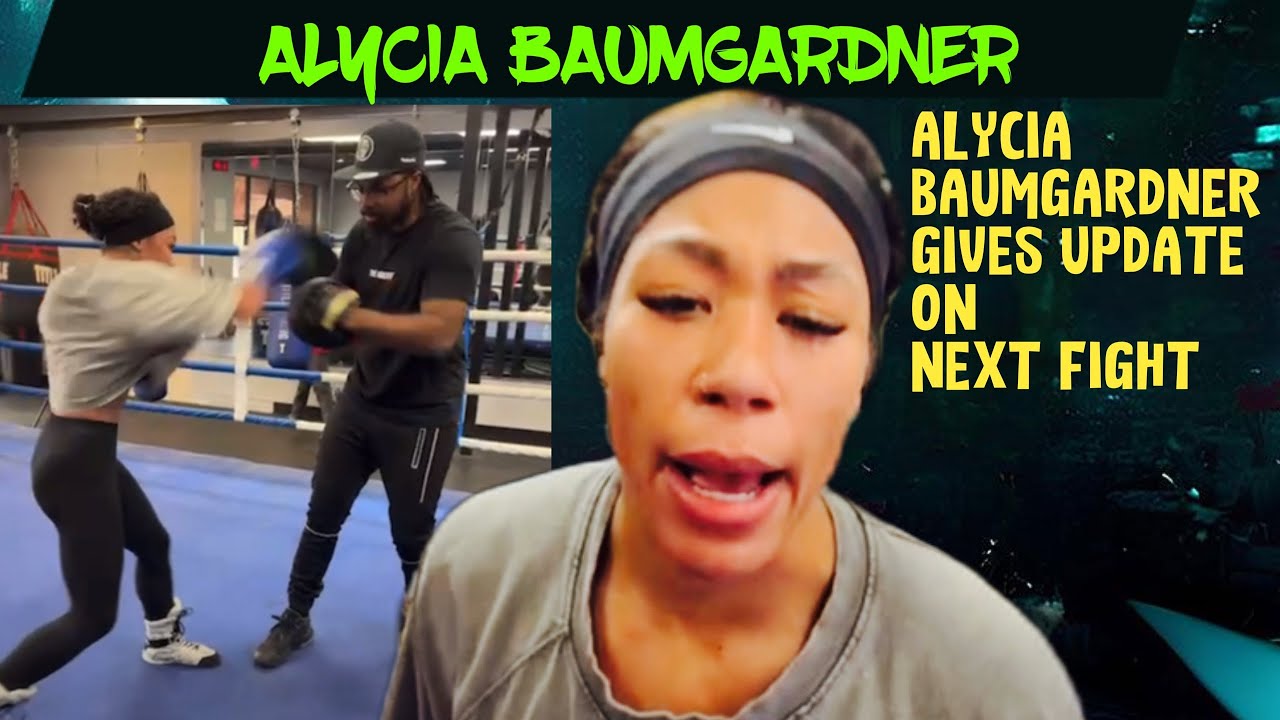 Alycia Baumgardner EPIC Training session & Gives Fans Update Ring ...