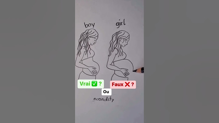 Ventre rond = garçon ?
