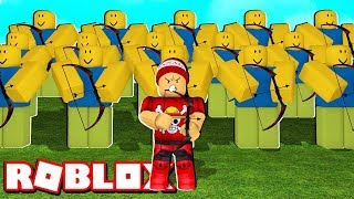 EXÉRCITO DE ARQUEIROS NOOBS no ROBLOX → Army Control Simulator 🎮