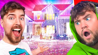 I Put 1,000,000,000 Christmas Lights On A House (World Record) | Reaction