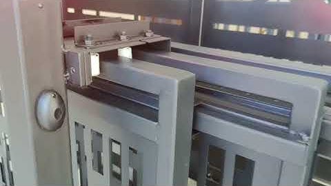 Telescopic sliding gate hardware kit