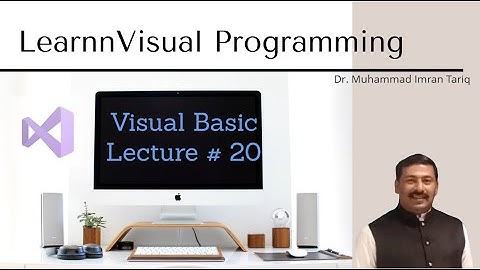 Visual Programming (Lecture #20), in Urdu and Hindi