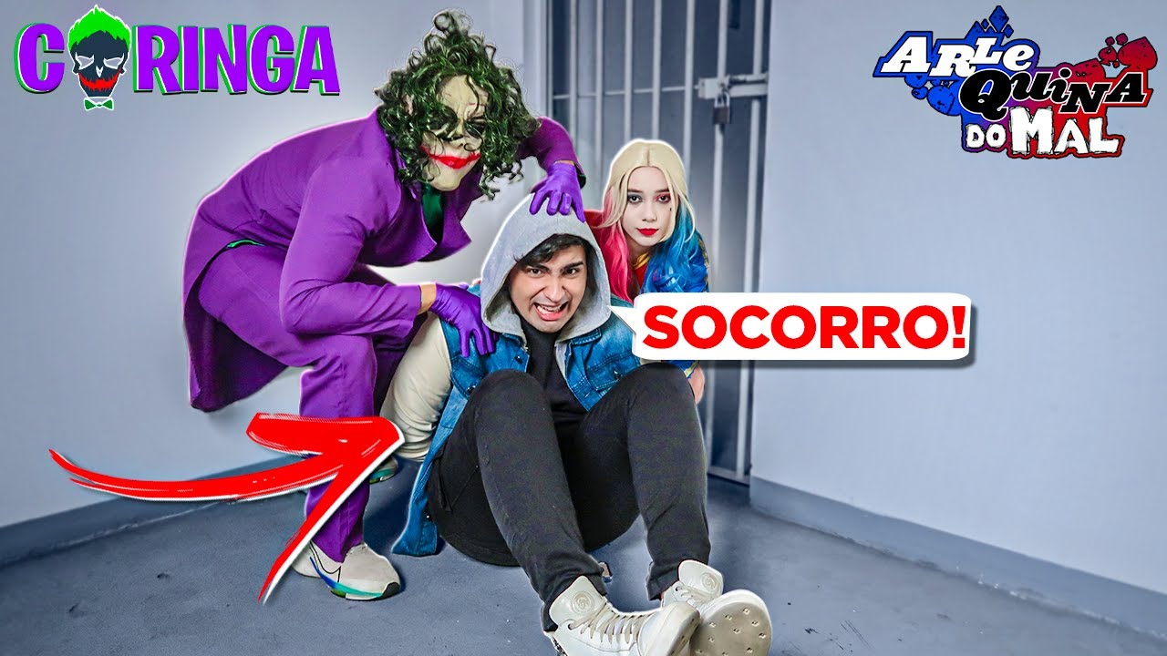 A ARLEQUINA E O CORINGA VIRARAM BONECAS !!! 