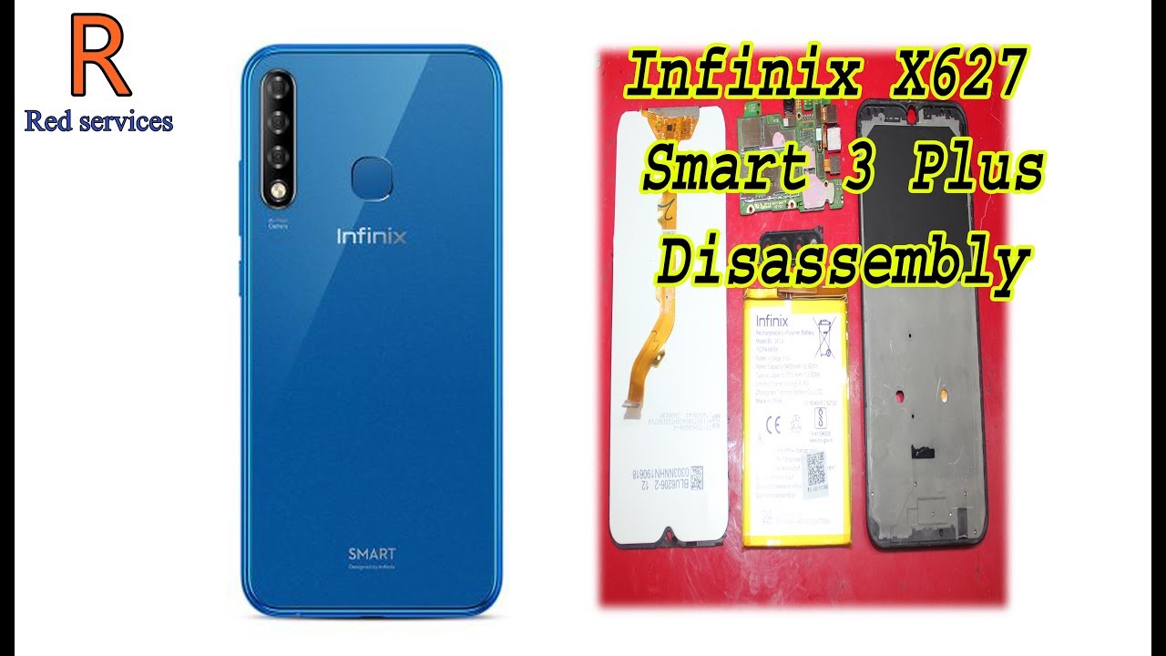 Infinix X627 Smart 3 Plus Disassembly - YouTube
