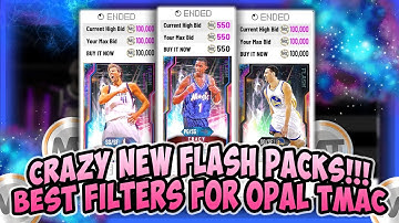 NBA2K20 - BEST SNIPE FILTERS TO USE FOR NEW OPAL TMAC+MORE!!! NEW FLASH PACKS!!! MAKE EASY FAST MT!!