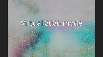 Virtual 8086 mode