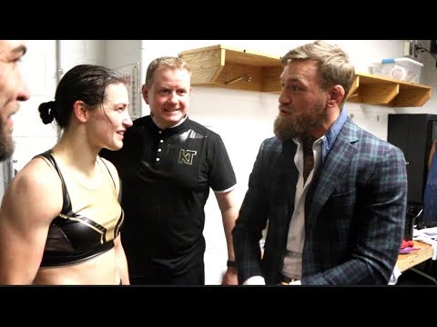 'DEMAND YOUR RESPECT! - I HAVE YOUR BACK' - CONOR McGREGOR TELLS KATIE TAYLOR AFTER WIN IN BOSTON