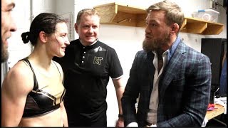 'DEMAND YOUR RESPECT! - I HAVE YOUR BACK' - CONOR McGREGOR TELLS KATIE TAYLOR AFTER WIN IN BOSTON