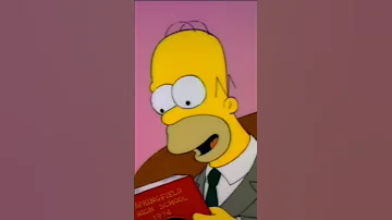 Homer's High School Yearbook quote #Homer #TheSimpsons #Simpsons