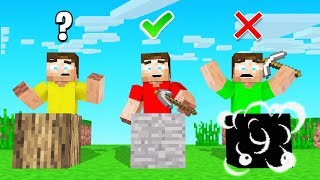 MINECRAFT But Random Blocks EXPLODE When You MINE!