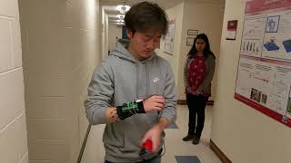 Haptic distance sensor
