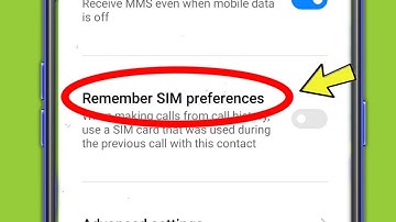 Remember SIM preferences Setting | Redmi note 11 Pro