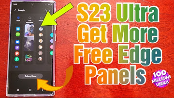 Samsung Galaxy S23 Ultra How to Get More Edge Panels|Add all your Favourite edge Panel Shortcut Tabs