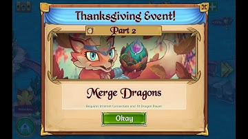 Merge Dragons Thanksgiving event part 2