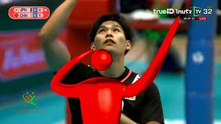 Quarter-Final จีน - ญี่ปุ่น Japan - China Set.1 : ชิงแชมป์เอเชีย 2019 Asian Championship