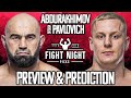 UFC Fight Night: Shamil Abdurakhimov vs. Sergei Pavlovich Preview &amp; Prediction