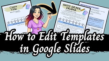 Editing Google Slides Templates  Teacher’s Guide for TPT & Freebies