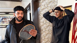 Abhishek Itna mehga badminton racket le aaya 😲