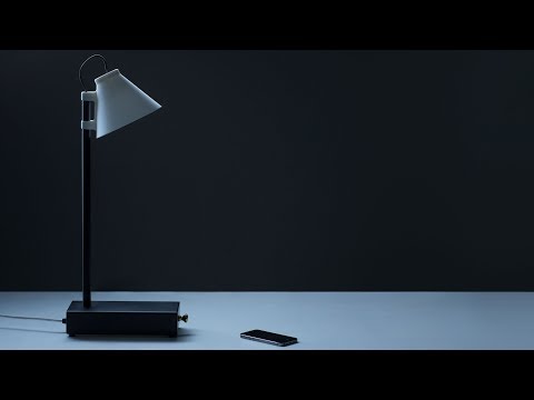 Klemens Schillinger's lamps supply electricity in exchange for users' smartphones