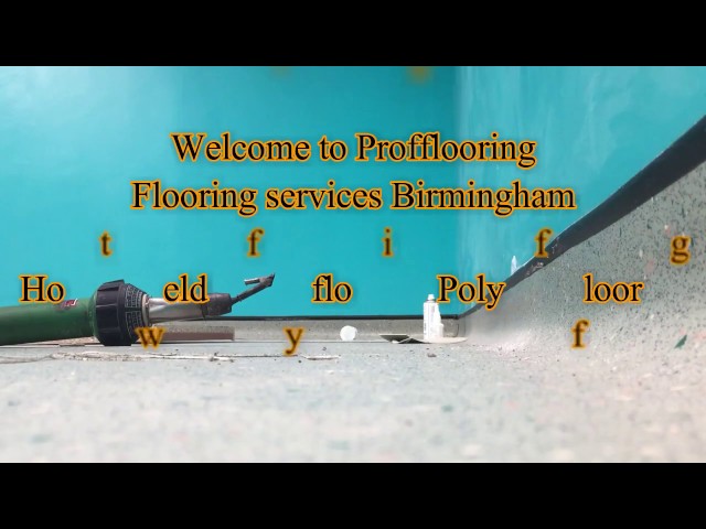 How to weld safety flooring polysafe flooring. www.birminghamfloors.co.uk