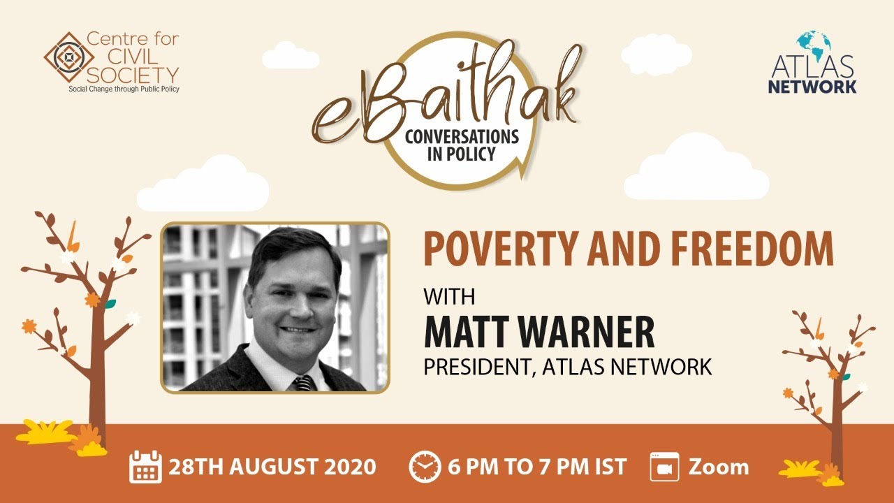 EBaithak with Matt Warner on Poverty  Freedom