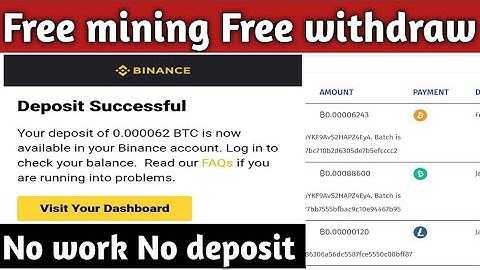 whalesmining 0.000065 btc Free withdraw proof||Free bitcoin mining ⛏️ site