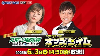 ボートレース下関公式チャンネルの配信のサムネイル画像