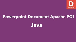 Create Powerpoint File Java Apache POI screenshot 1