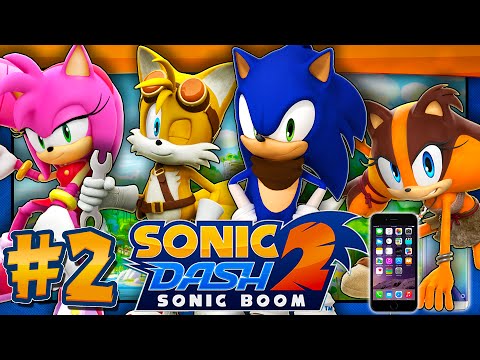 Sonic Dash 2 Sonic Boom Part 2 EXTRA CHARACTERS IOS Android