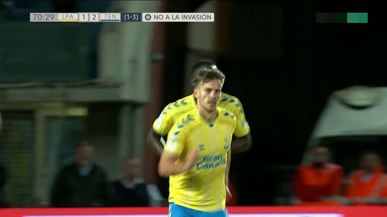 Gol de Eric Curbelo en el UD Las Palmas 1 CD Tenerife 2 | 