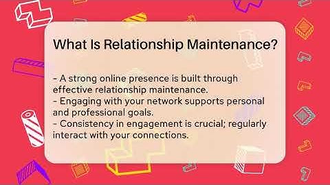 What Is Relationship Maintenance? - Everyday-Networking
