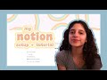 my notion setup + tutorial // notion 101