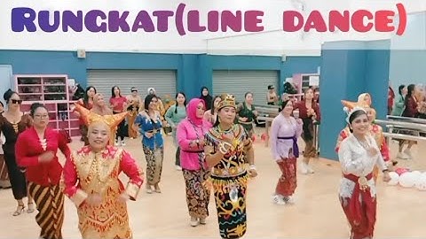 RUNGKAD REMIX LINE DANCE / Demo by Zin Mona & friends / BMI HK
