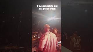 Soundcheck to gig in Tunisia with Rag n Bone Man