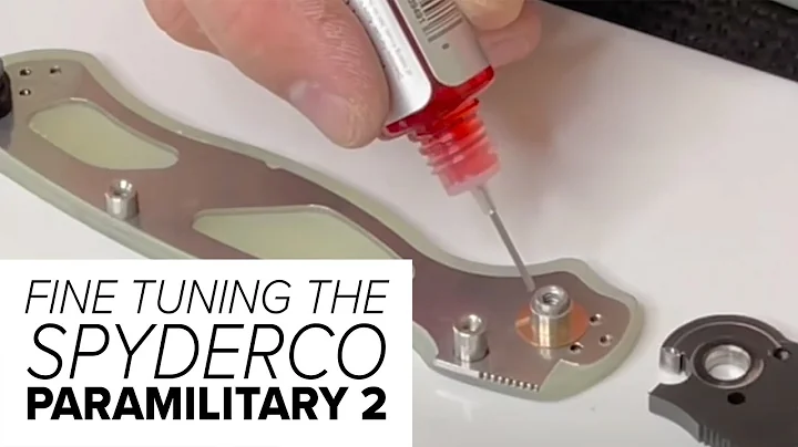 Fine Tuning the Spyderco Paramilitary 2