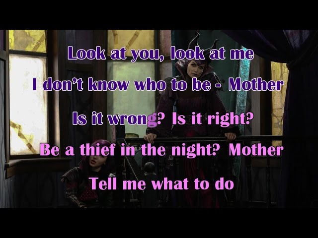 DESCENDANTS - Evil Like Me (KARAOKE) - Instrumental with lyrics on screen