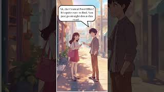 Asking for Directions to the Post Office | Short Daily Conversation #english #englishconversation
