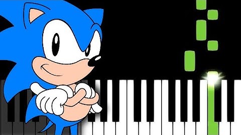 Sonic The Hedgehog - Green Hill Zone (Piano Tutorial)