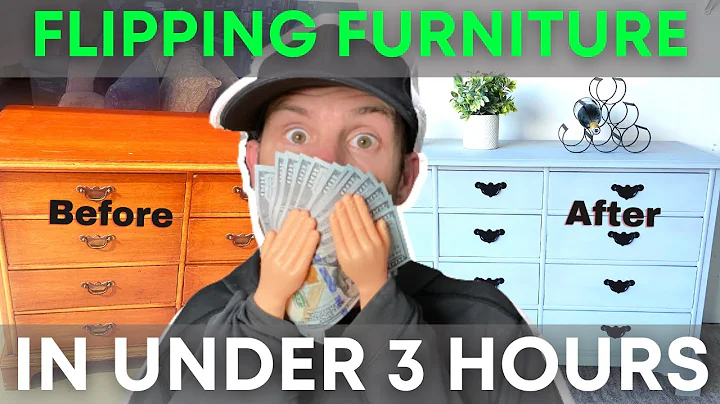 Make Money Flipping Furniture | Start To SOLD In Less Than 3 Hours