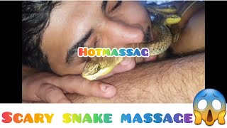 Strange and scary snake massage in Egypt, #massage #relax #hotmassage #massagetherapy