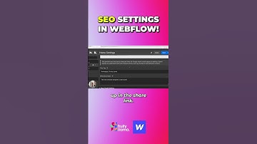 Webflow SEO Essentials Tutorial