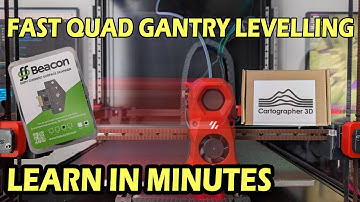 Voron 2.4 - Fast Quad Gantry Levelling - Beacon / Cartographer