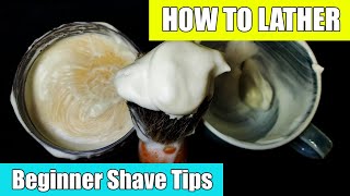 How to Lather Shaving Soap - Wet Shaving Tips for Beginners