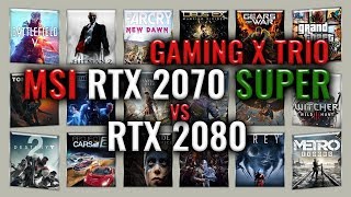 Msi Rtx 2070 Super Gaming X Trio Vs Rtx 2080 Benchmarks 59 Tests