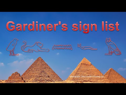 Gardiner&rsquo;s sign list – your first thousand hieroglyphs