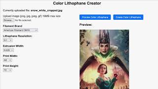 Color lithophane instructions for ptpcreate.com, March 2025