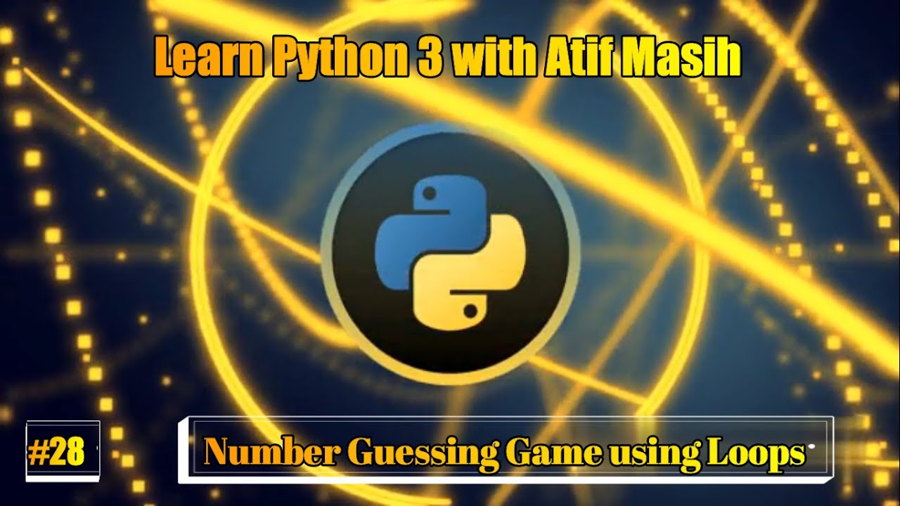 28 Number Guessing Game with For loop in python using jupyter notebook ...
