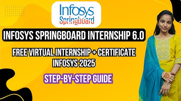 Infosys Springboard Internship 6.0 | Full Details! Step-by-Step Guide #infosys #internships #video