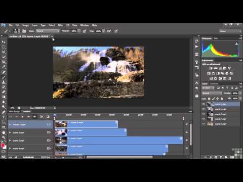 Adobe Photoshop Video & Animation Tutorial | Adding Assets To A Project